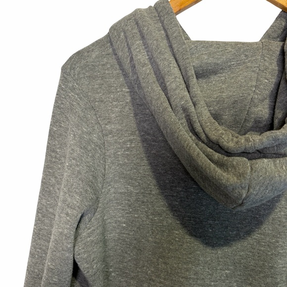 Aviator Nation 5 Stripe Hoodie in Heather Grey, Size S NWOT - Picture 8 of 13